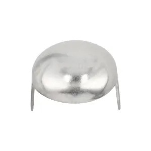 12mm Nickel, Spot, Solid Brass-PK25, #P-2479