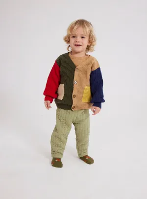 Baby Color Block Cardigan