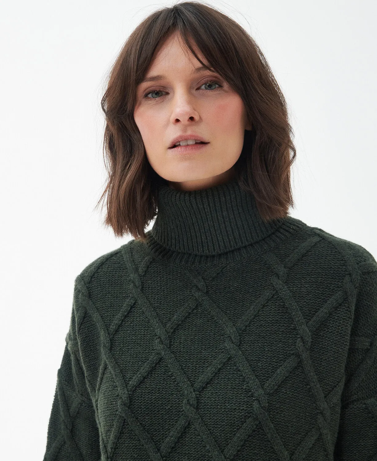 Barbour Perch Roll Neck Knit Jumper
