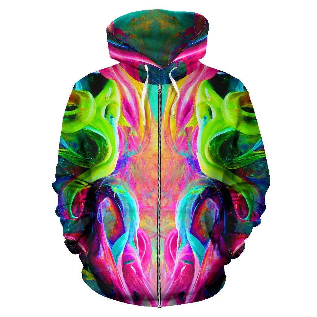 Cameron Gray | Paint Splash | Zip Up Hoodie