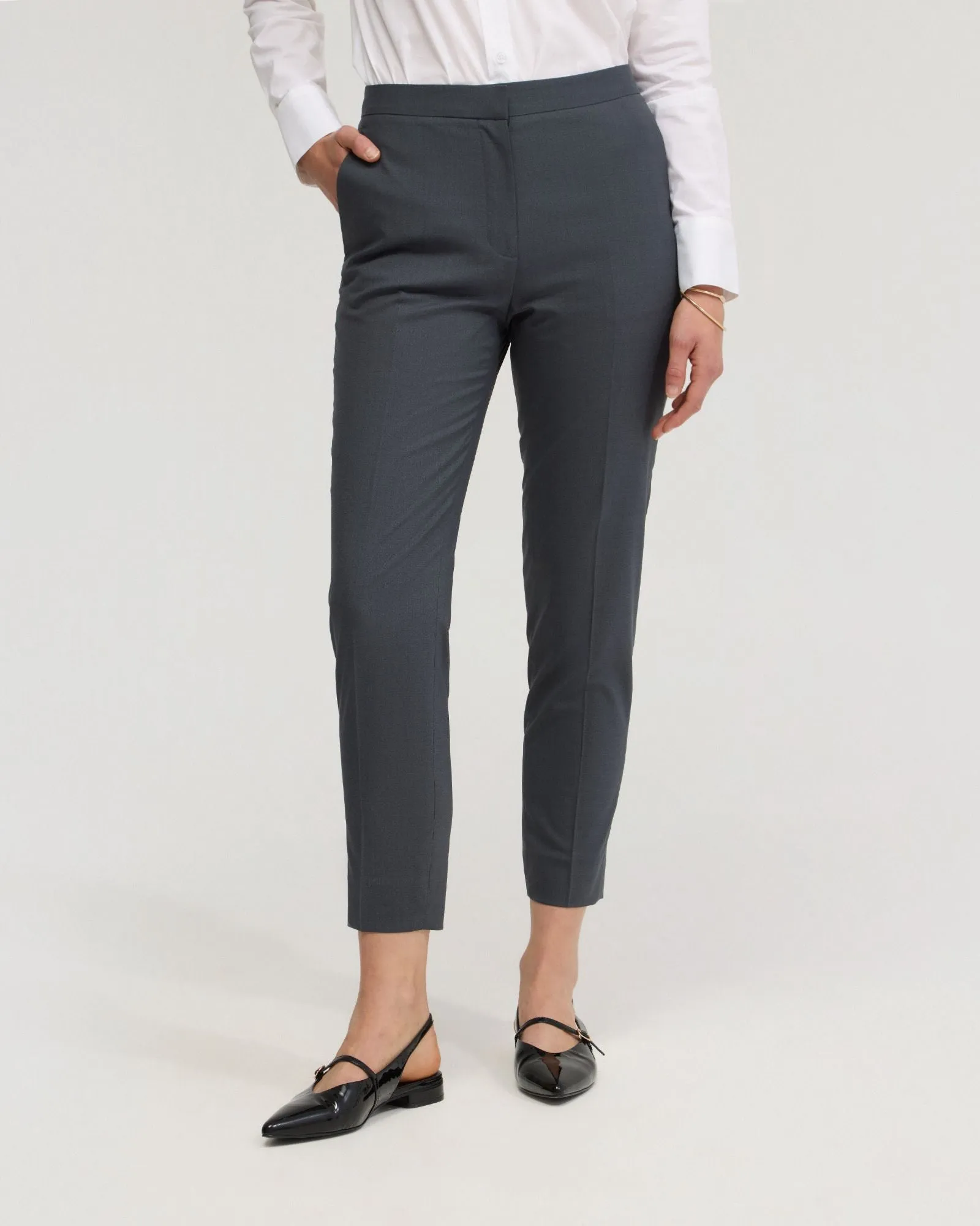 Charla Wool Stretch Suit Trousers