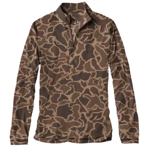 Core Layer 1/4 Zip Pullover Duck Camo