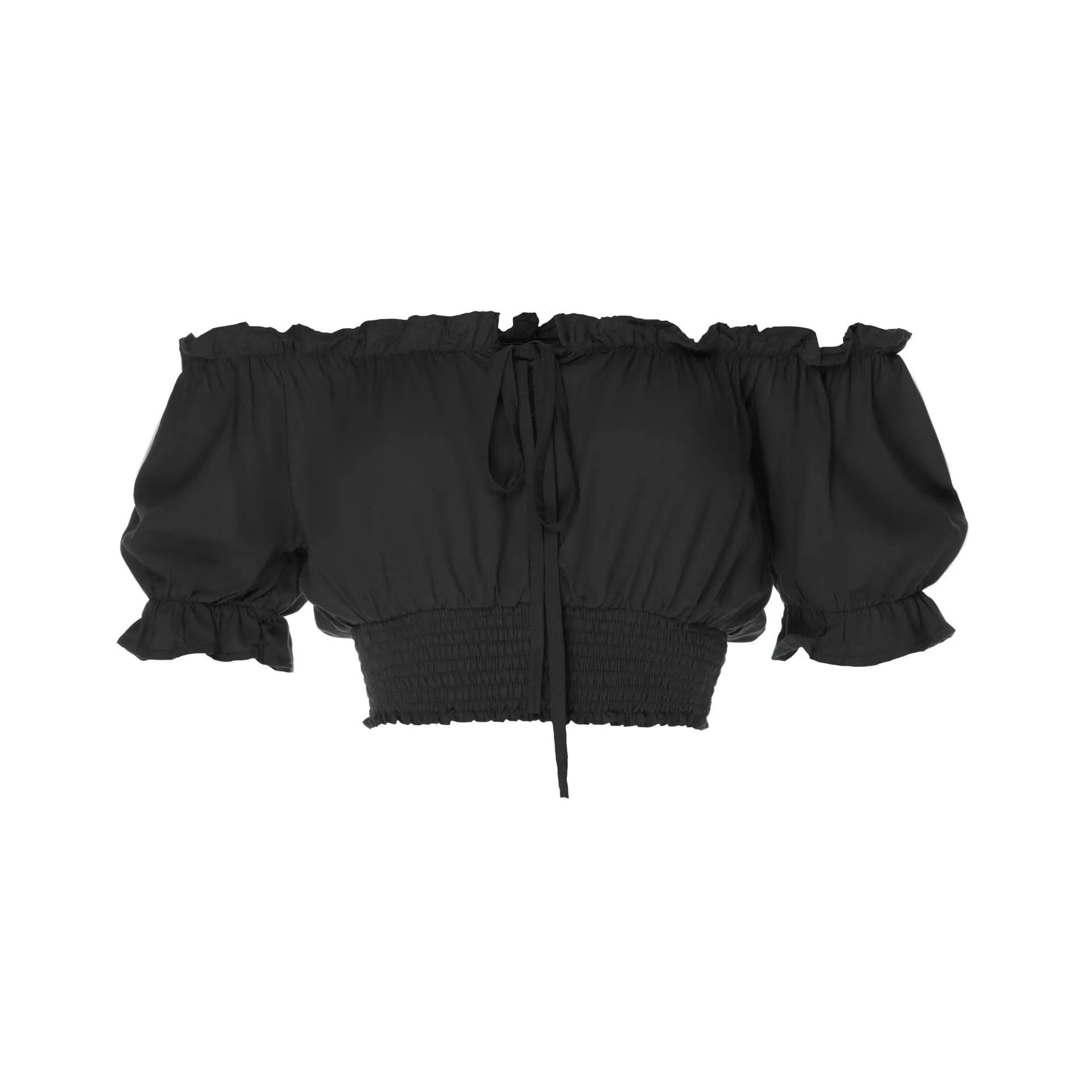 Cropped March, Plain, Short Sleeved Top, Wholesale