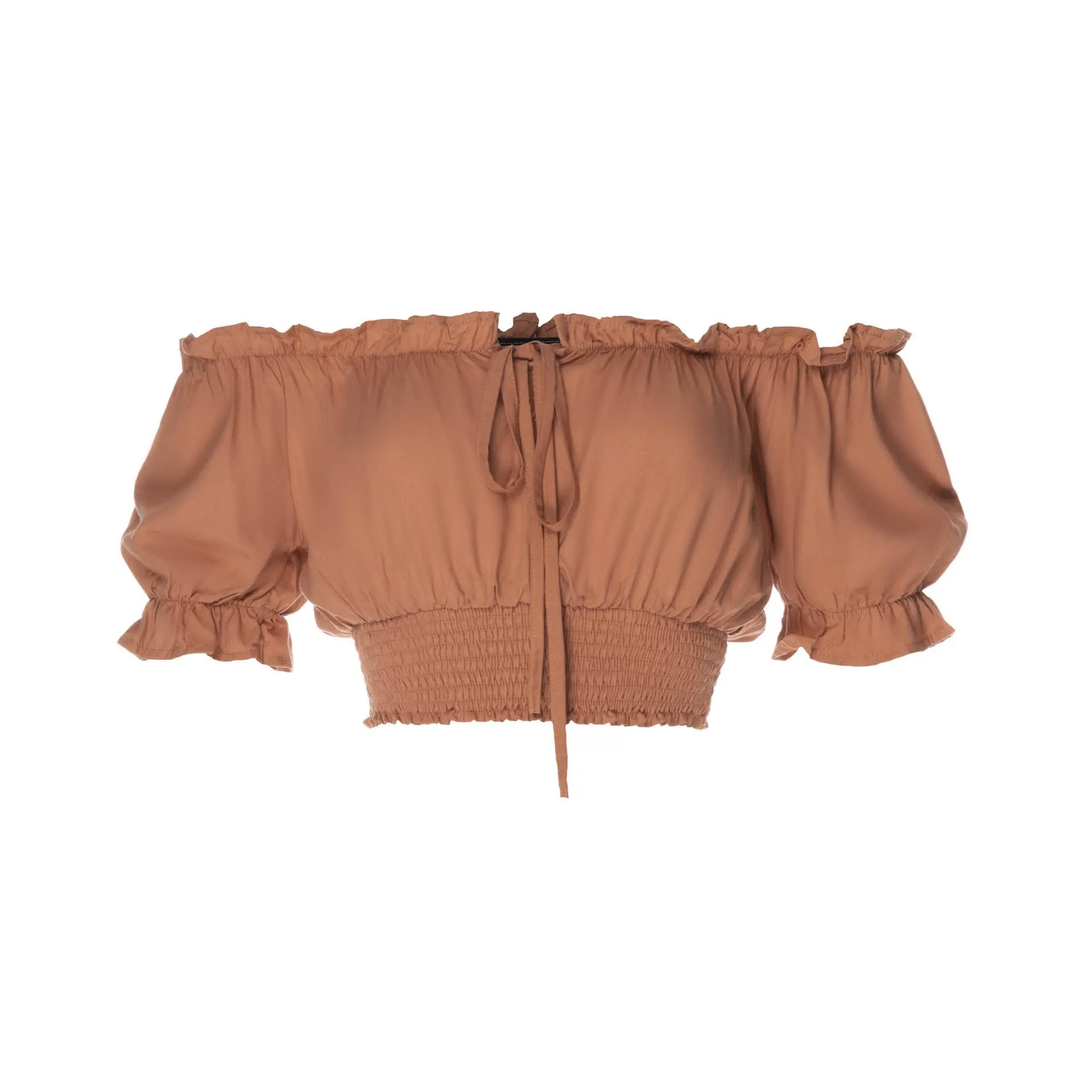 Cropped March, Plain, Short Sleeved Top, Wholesale
