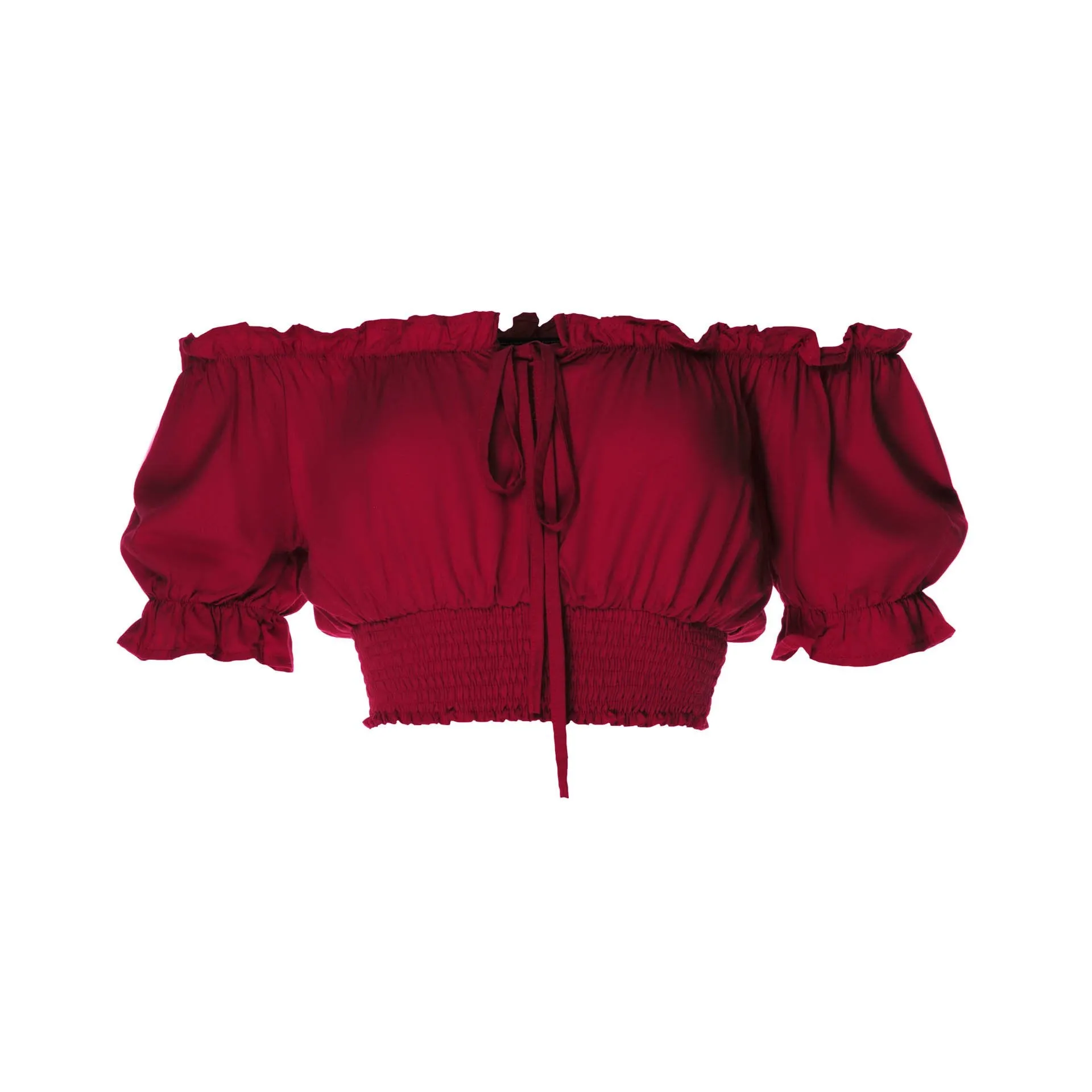 Cropped March, Plain, Short Sleeved Top, Wholesale