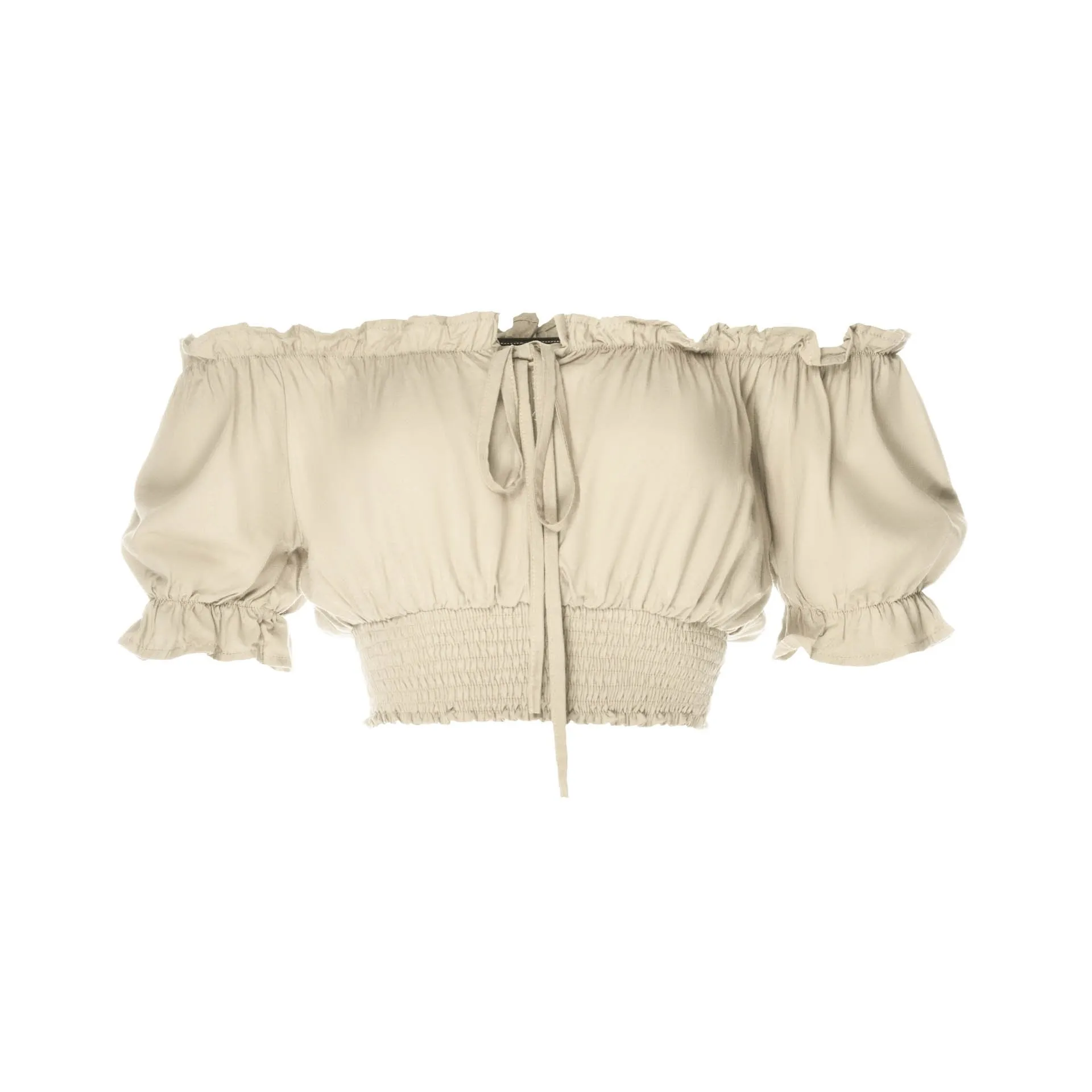 Cropped March, Plain, Short Sleeved Top, Wholesale