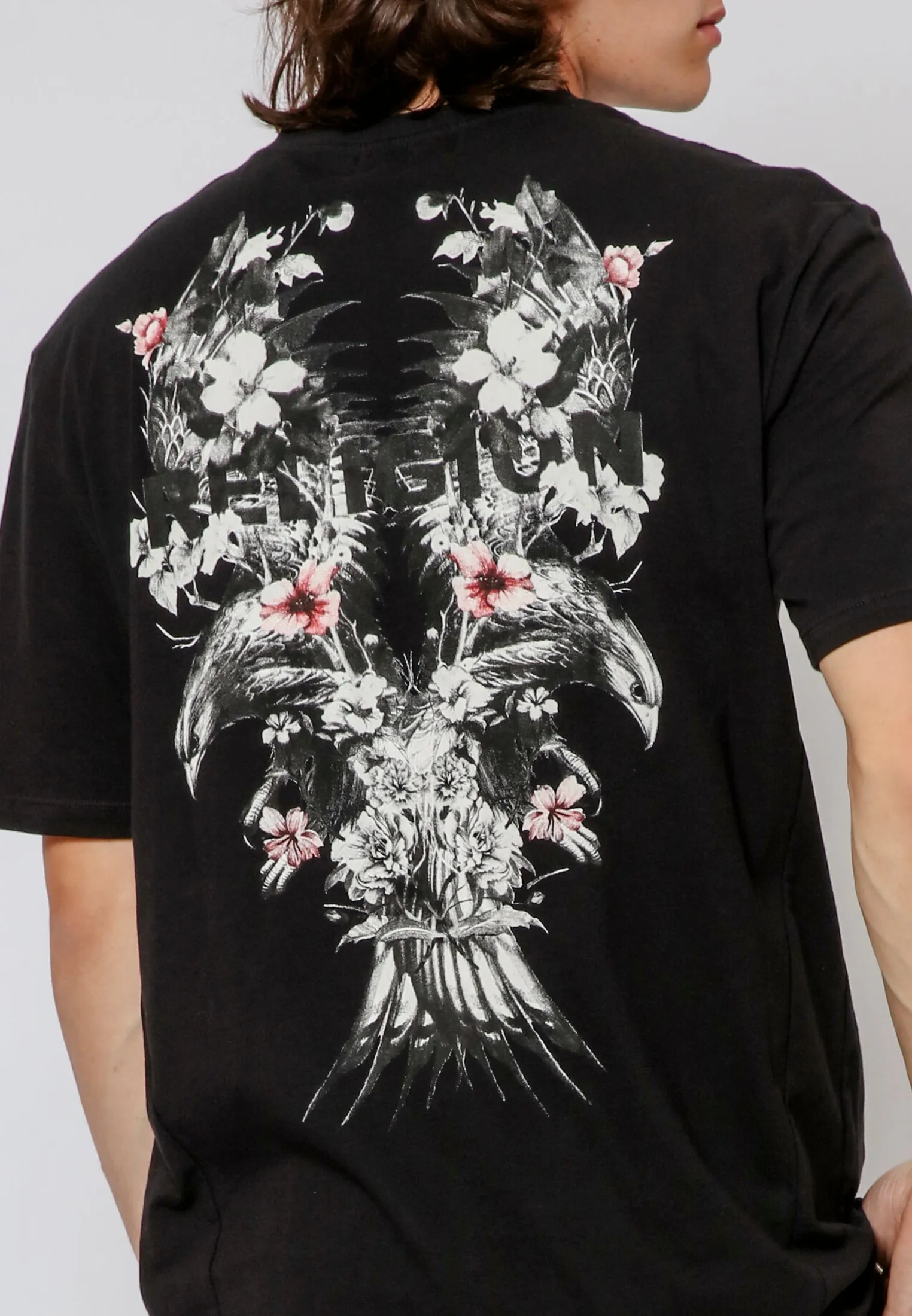 CROW T-SHIRT BLACK