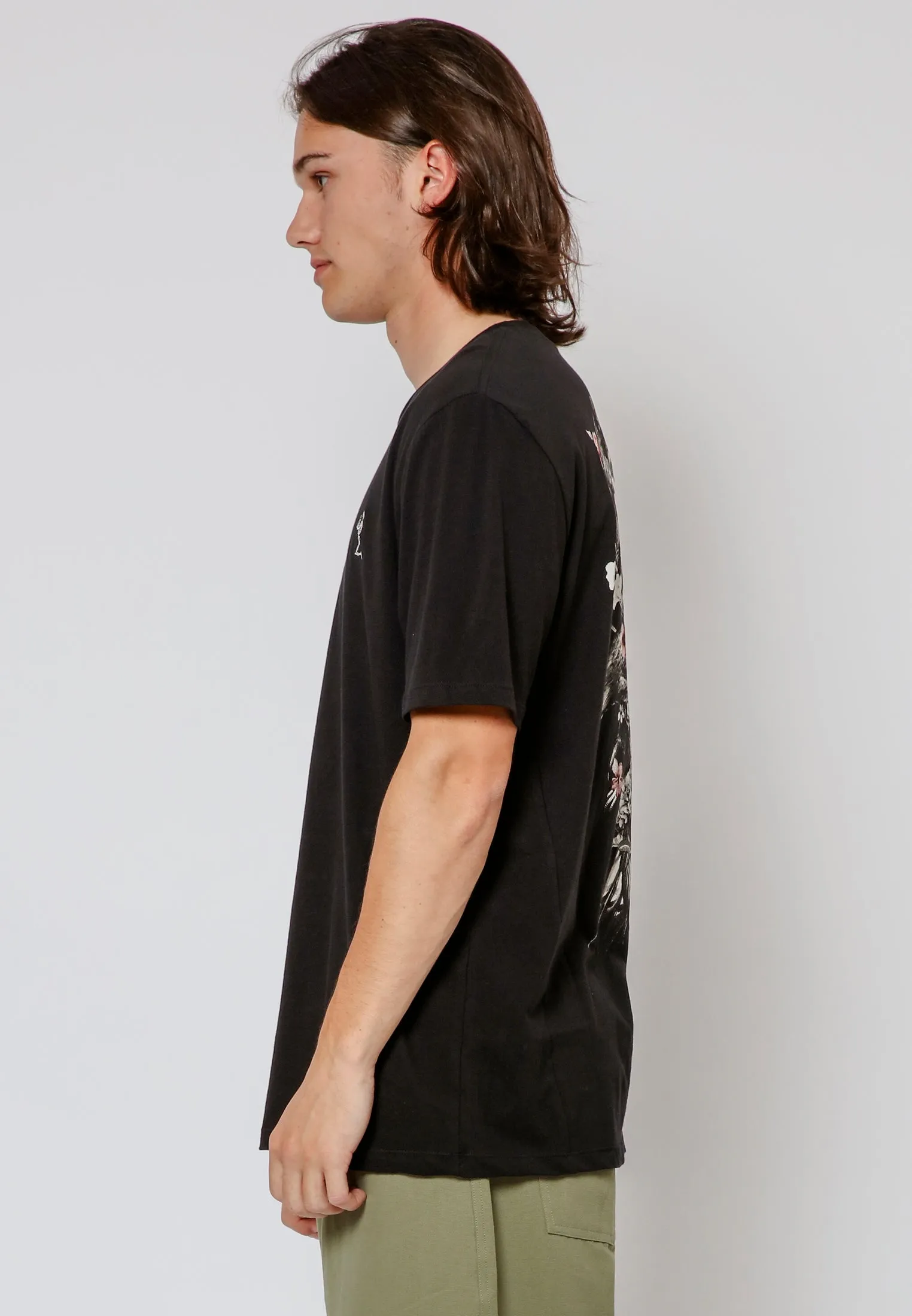 CROW T-SHIRT BLACK