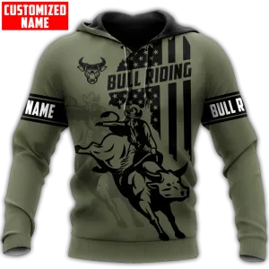 Customized Bull Riding Hoodies For Men And Women, American Cowboy Hoodies