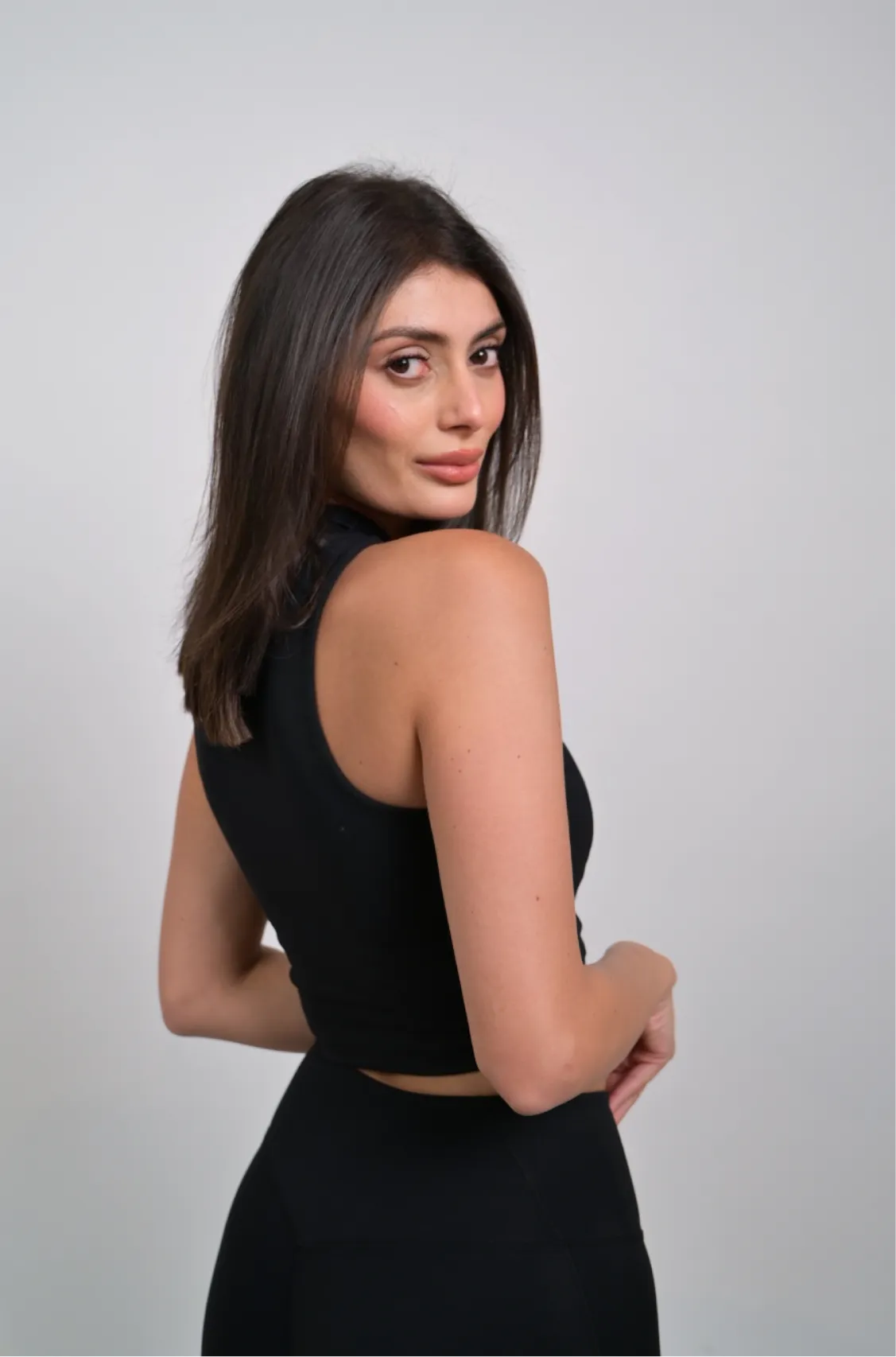 Ella Smooth Leggings - Black
