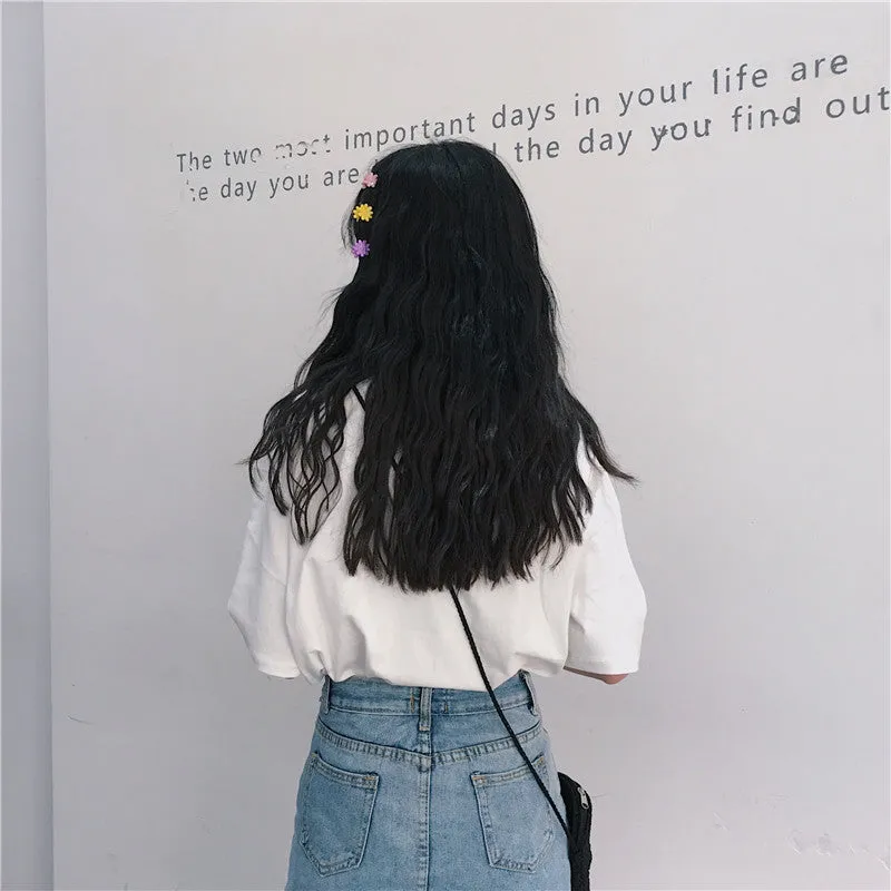 Feminine Blouse Summer Irregular Student Tops INS Hong Kong Vintage Loose Stand Collar Outerwear