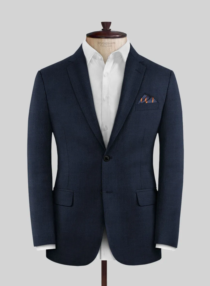 Fresco Island Blue Wool Suit