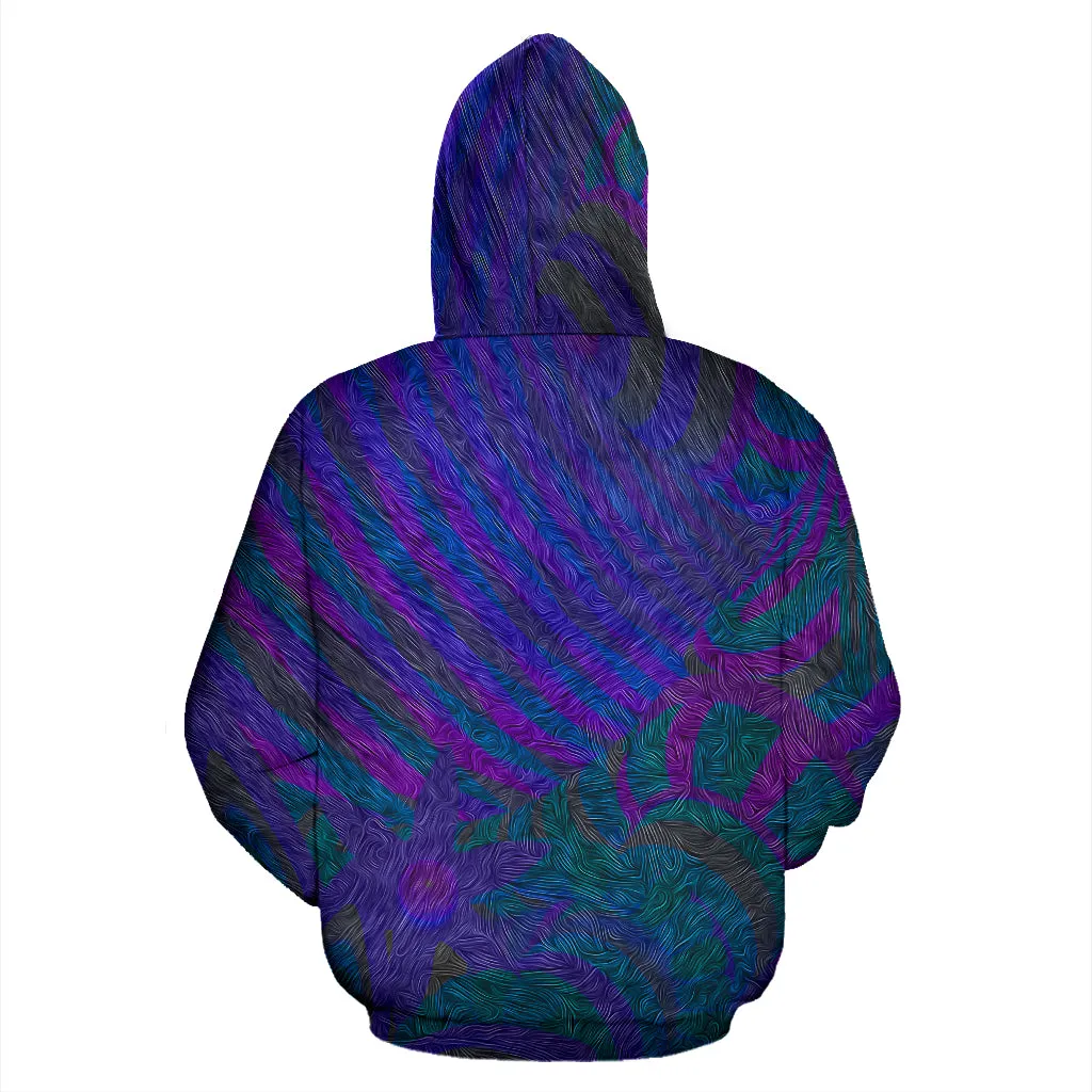 GEOMETRIC FRUITY BLUE HOODIE | MIL ET UNE
