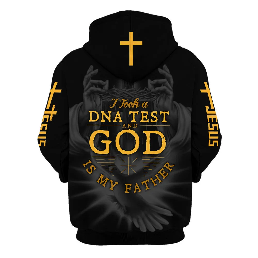 I Took A Dna Test And God Is My Father Hoodies Men & Women Christian Hoodie 3D Printed Hoodie