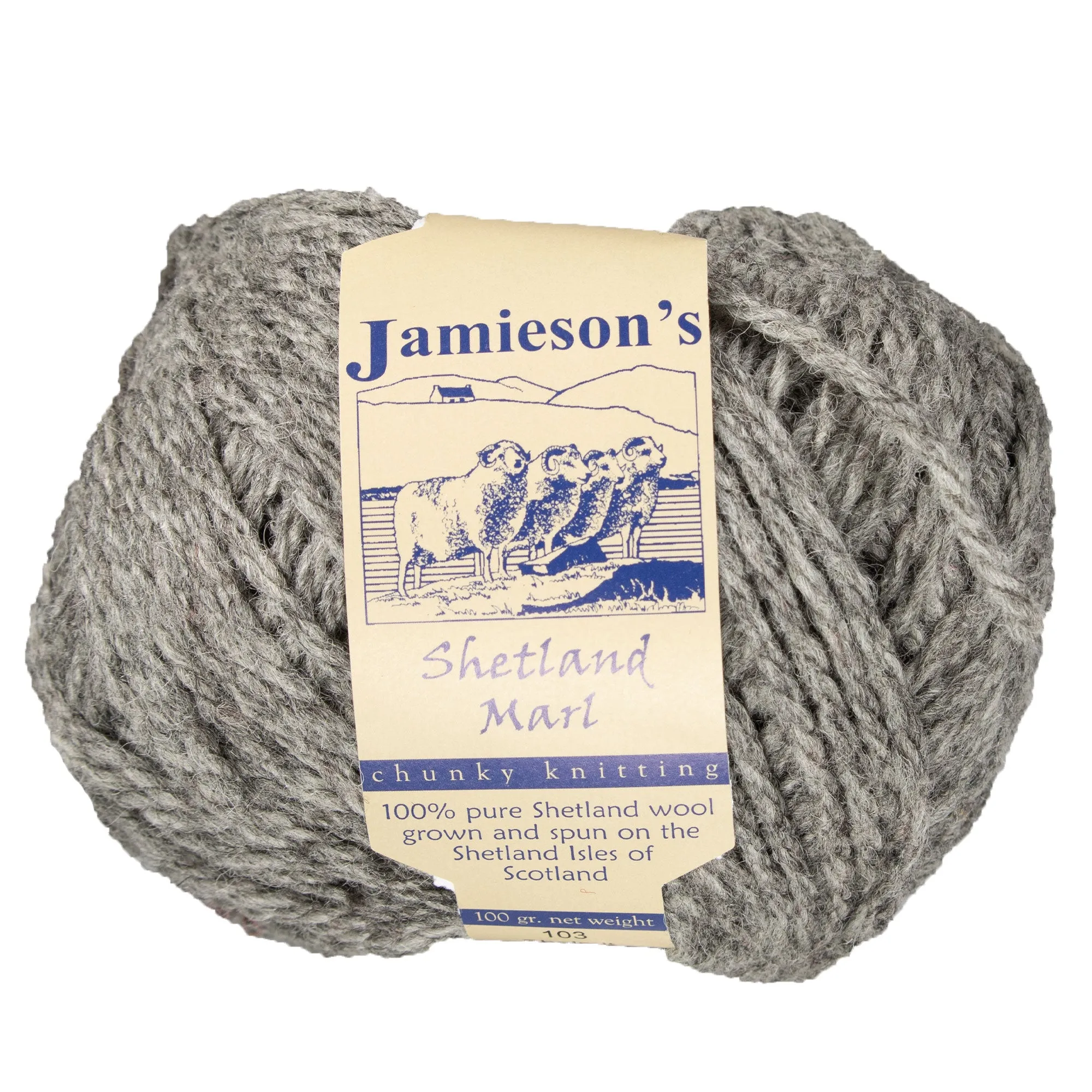 Jamieson's of Shetland Marl Chunky Yarn - 103 Sholmit