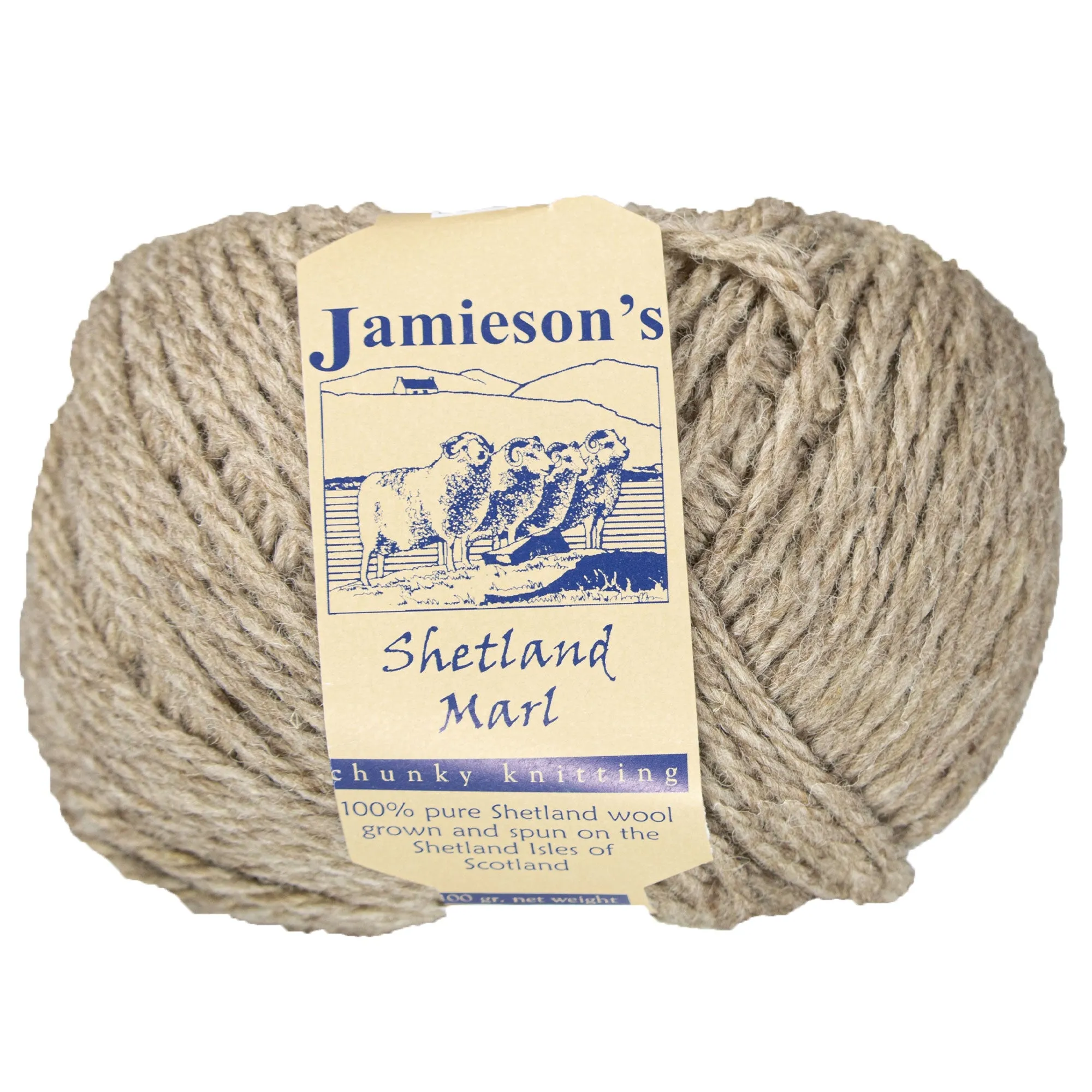 Jamieson's of Shetland Marl Chunky Yarn - 106 Mooskit