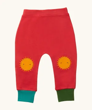 LGR Knee Patch Joggers - Soft Red Sun