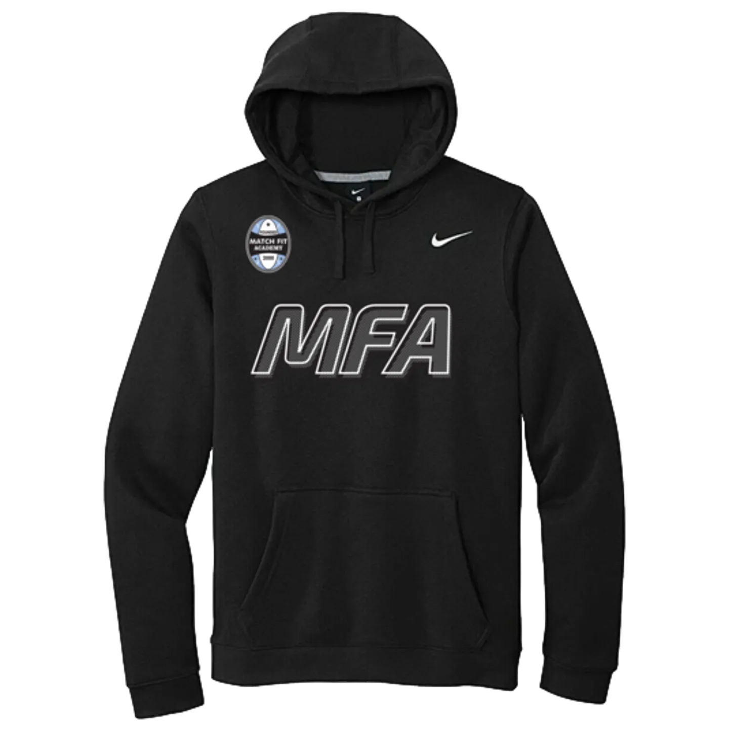 MFA Coach Nike Paint Logo Hoodie - Black