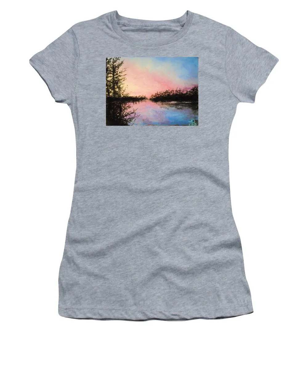 Night Streams in Sunset Dreams  - Women's T-Shirt