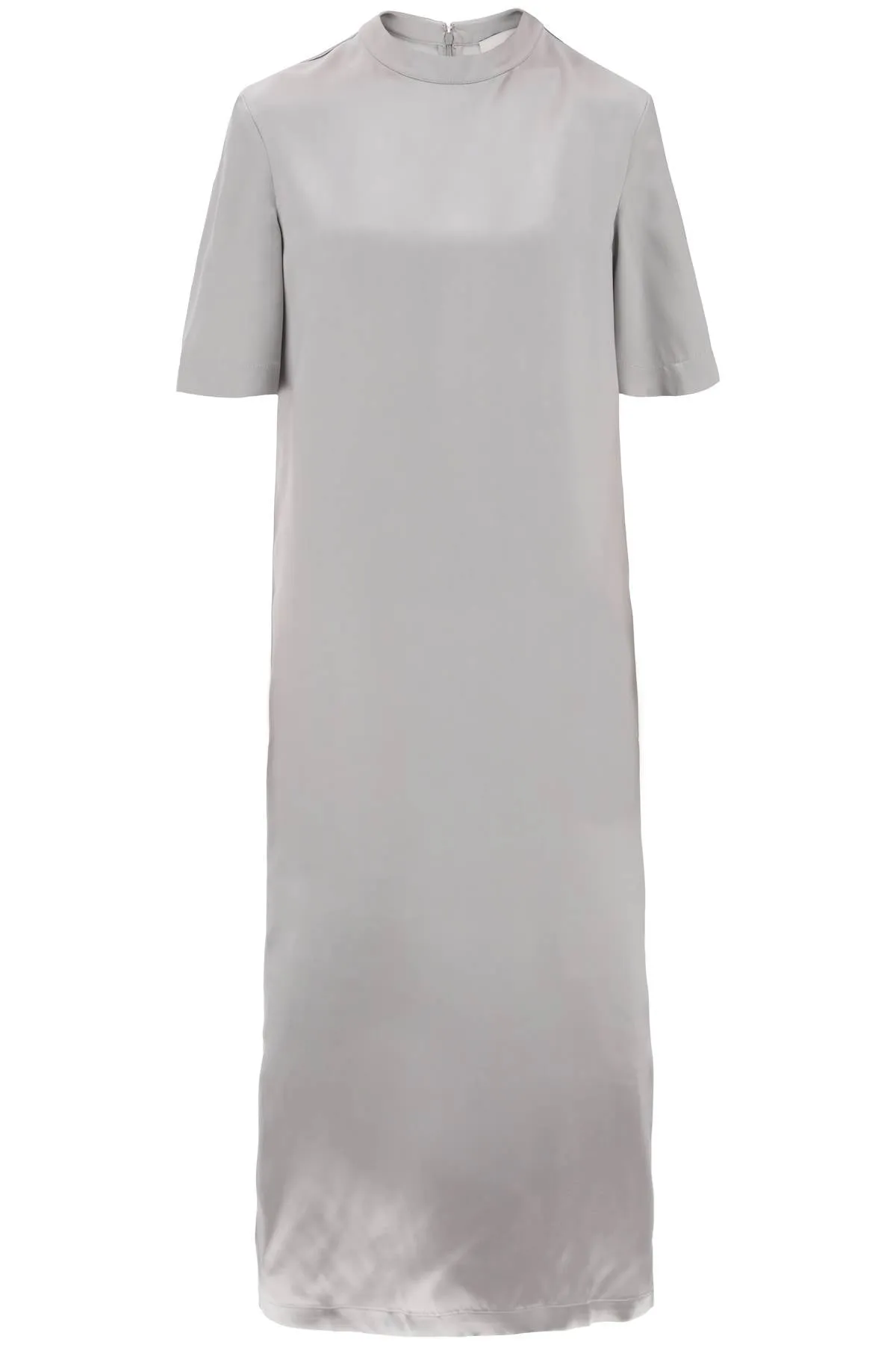 "silk maxi dress tuga TUGA SILVER GREY