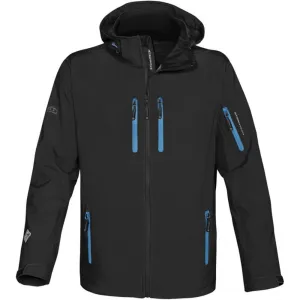 Stormtech Men's Black/Methyl Blue Expedition Softshell