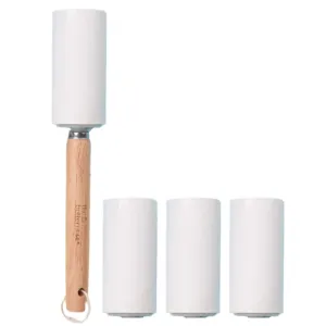 The Better Home Lint Roller for Clothes | Wooden Lint Remover for Clothes | Reusable Easy Tear Sheets | 60 Sheets Per Roll (Pack of 1   3 Rolls)