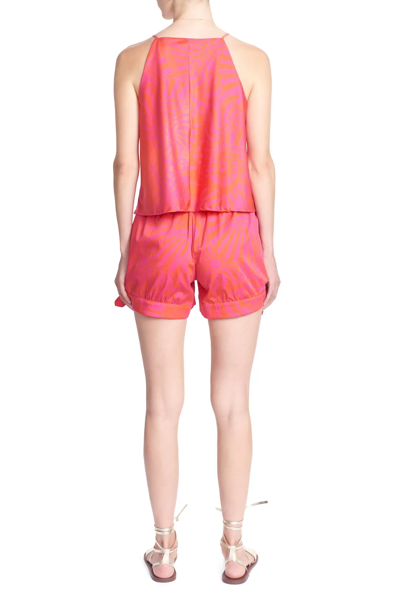 THE SUMMER RUFFLE TANK-SHELL