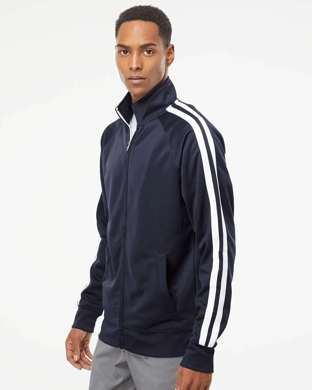 Unisex Lightweight Poly-Tech Track Jacket