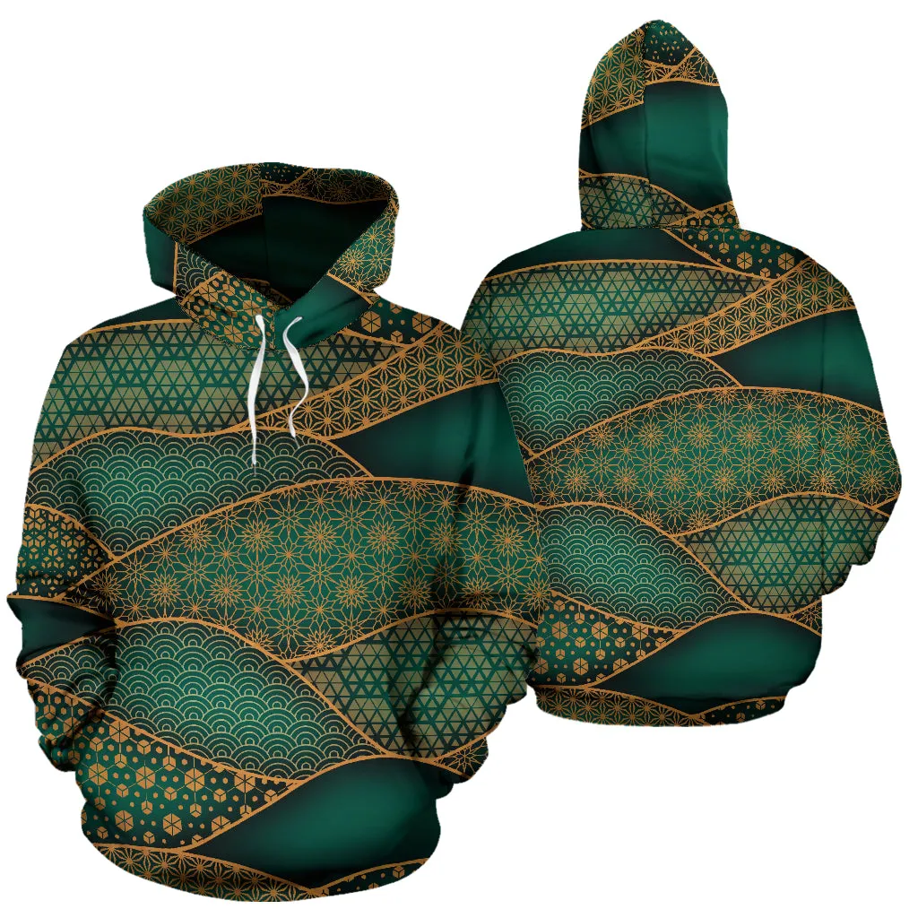 Wavy Grid | Hoodie | Mandalazed