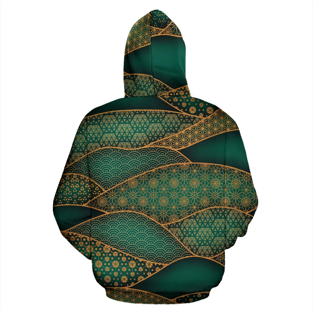 Wavy Grid | Hoodie | Mandalazed