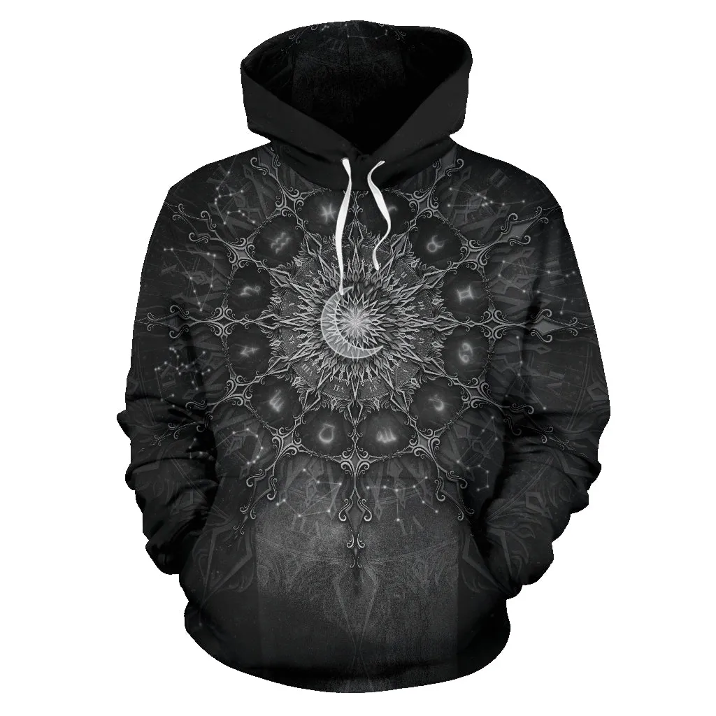 Zodiac Calendar Mandala - Darkness | Hoodie | Mandalazed