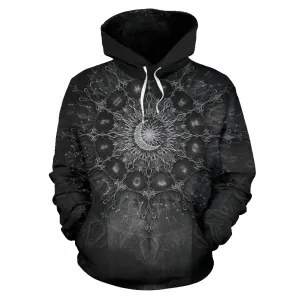 Zodiac Calendar Mandala - Darkness | Hoodie | Mandalazed